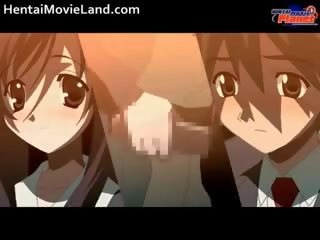 Innocent Anime Schoolgirl Blows Stiff Part4
