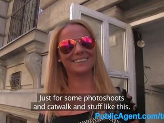 PublicAgent Sexy blonde fuck a fake modelling agent for cash