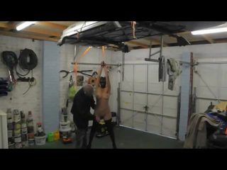 Slut Wife in BDSM Garage Training, Free Porn d2