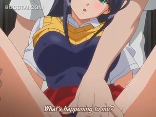 Excited hentai girl getting her squirting cunt teased h
