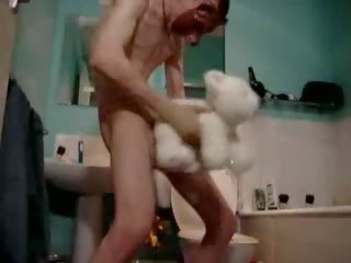 Skinny Boy Fuck His Little Toy Bear Video