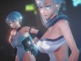 {mmd rwby} - czekolada krem ft. weiss, zimowy - przez rwby mmd