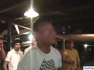 Men get homosexual hazed by drunk public