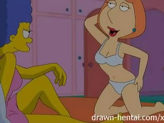 レズビアン エロアニメ - ロイス グリフィン と マージ シンプソン