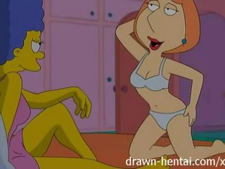 Lesbianas hentai - lois grifo y margarina simpson