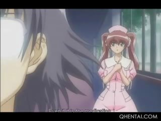 Hentai tinedyer cutie puke ipinako may kanya kerida strapon