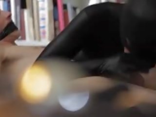 Catsuit Intruder Fucks Her Sex Slave