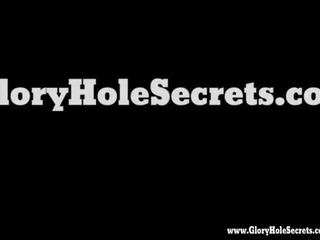 Gloryhole Secrets fit redhead loving mouthfulls of cum 2