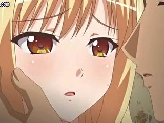 Anime dívka získávání kretén šroubované