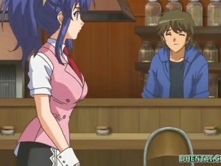 Mamalhuda empregada de mesa hentai peituda foda e ejaculação na cara ejaculações em o café