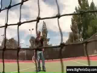 Layla Shows her tennis skills and more