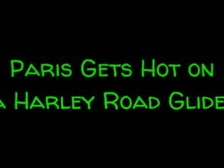 Paris gets Hot on a Harley Road Glide, HD Porn 0e