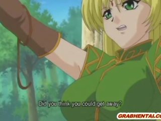 Perhambaan hentai elf dengan bigboobs panas fucked bigcock dalam yang hutan