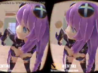 Hyperdimension Neptunia - Purple Heart in 3D SBS