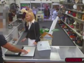 Hot Office Milf Fucked Up At Pawnshop