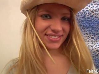 Topless Cowgirl Teasing On Cam