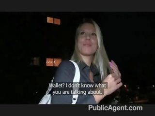 PublicAgent - Naughty blonde gets ass cumed