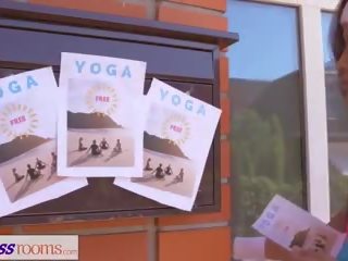 Fitness Rooms Sex Yoga for Big Tits Asian Lesbian: Porn af