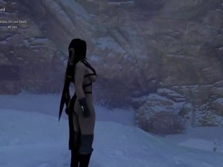 Seksual skyrim- wampir tries to command a frost troll. gets dominated.(part1)