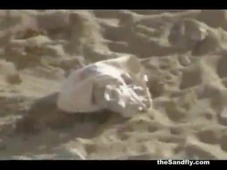 Thesandfly аматьори плаж супер секс!