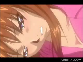 Excited Hentai Beauty Touches Her Horny Pussy In Bed