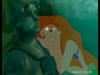 Ariel ir shagged liels līdz karalis triton