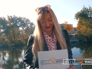Blue-eyed LOLA SHINE outdoor + hotel fuck with facial! WOLF WAGNER Porn Videos