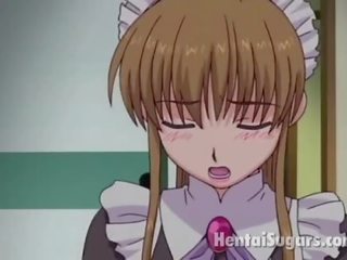 Virginal keres anime takarítónő dörzsölés neki master`s vastag harkály -ban a fürdőkád cső