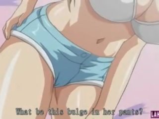 Big titted hentai brunette gets fucked in publik