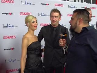 Pornhubtv sophia ridder & amp; danny d rood carpet 2015 avn interview