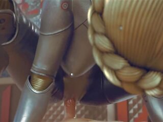 Atomic হৃদয় - বাইক চালানো যমজ পায় তার পাছা ভরা এনিমেশন সঙ্গে শব্দ