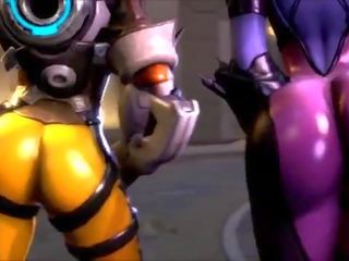 Overwatch je oversexxed tracer proti widowmaker korisť šialenstvo