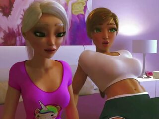 Futa erotický 3d pohlaví animace (eng voices)