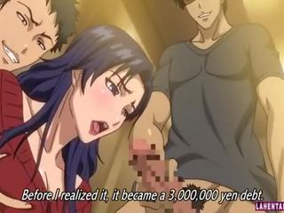 Hentai bé được gangbanged