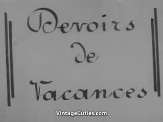 Oral Sex is a Good Homework Alternative 1920s Vintage