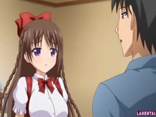 Cute Hentai Brunette Gets Fucked
