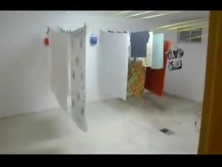 Slutty german girl fucked in the laundry facilities