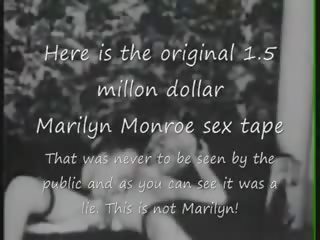 Marilyn monroe original 1.5 million bayan tape lie never seen