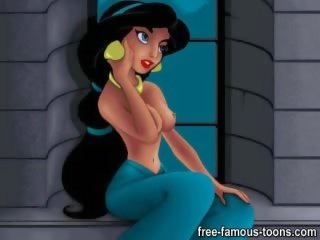 Aladdin e jasmim sexo