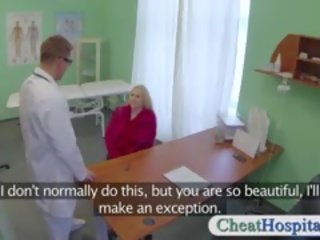 Blonde Patient Railed By A Fake Doctor