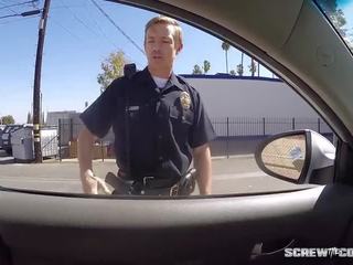 Black girl gets busted sucking off a cop during rally