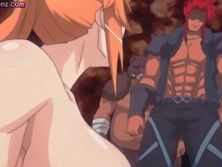 Anime līgumreisu izpaužas masīvs krūtis fucked