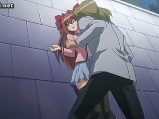 Plachý anime šťastný výprask obrovský dong