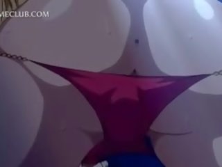 Mamalhuda anime loira levando gorda pila em apertada cu buraco