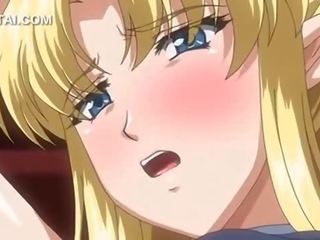 Hot blonde anime fairy cunt banged hardcore