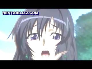 Anime perempuan gangbanged oleh raksasa tentakel