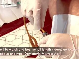 Dominatrix Mistress April – Controls Slave’s Pee Hole