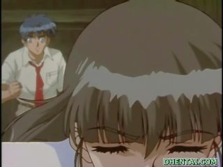Schoolgirl hentai oralsex and ass injection with an enema Video