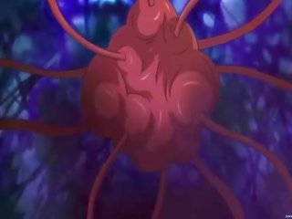 Pinkhead studentessa speronato da sporco tentacoli