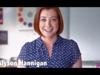 Alyson hannigan กระตุก ปิด ท้าทาย, ฟรี โป๊ 10